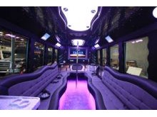 inside limo bus